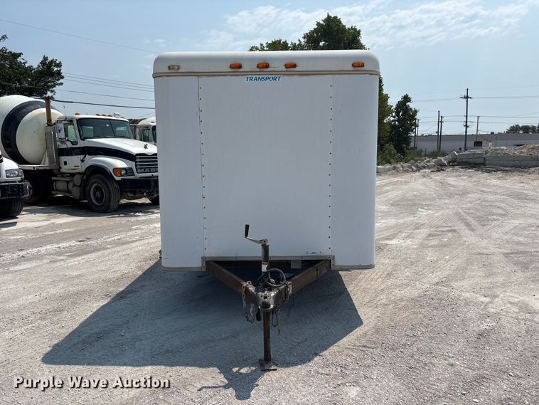 image for item NM9919 2000 Haulmark TS714TA enclosed cargo trailer