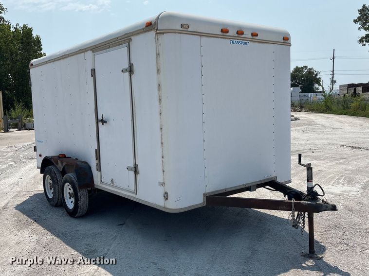 image for item NM9919 2000 Haulmark TS714TA enclosed cargo trailer