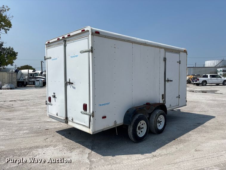 image for item NM9919 2000 Haulmark TS714TA enclosed cargo trailer