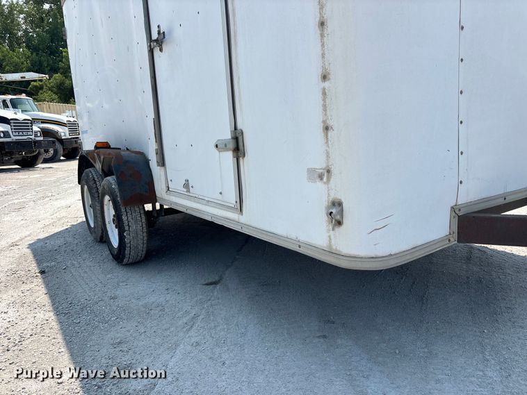 image for item NM9919 2000 Haulmark TS714TA enclosed cargo trailer
