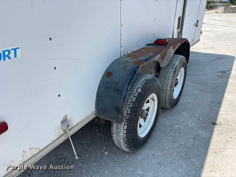 image for item NM9919 2000 Haulmark TS714TA enclosed cargo trailer