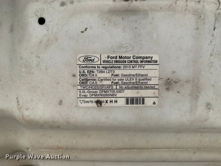 image for item YA4034 2013 Ford F150 pickup truck