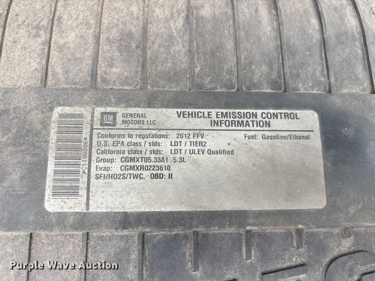image for item YA4218 2012 Chevrolet Express 1500 van