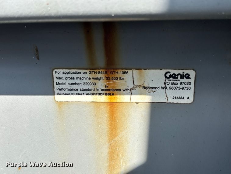 image for item DV7259 2012 Genie GTH-1056 telehandler