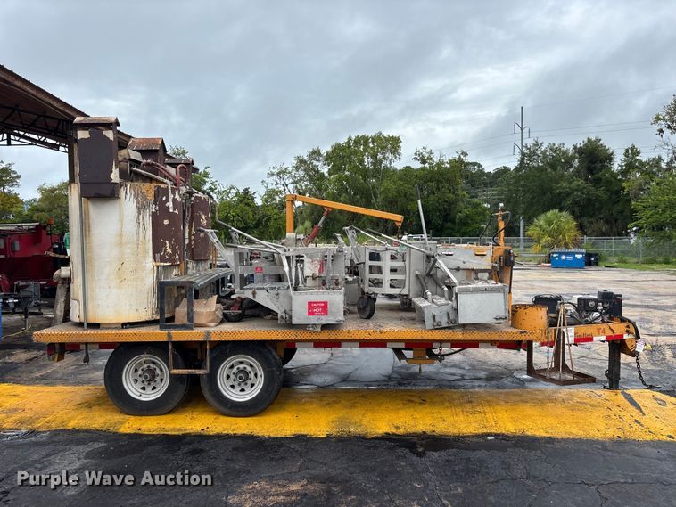 image for item DV7266 TomiHawk paint striper trailer