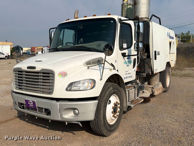 2015 Freightliner Business Class M2 street sweeper truck