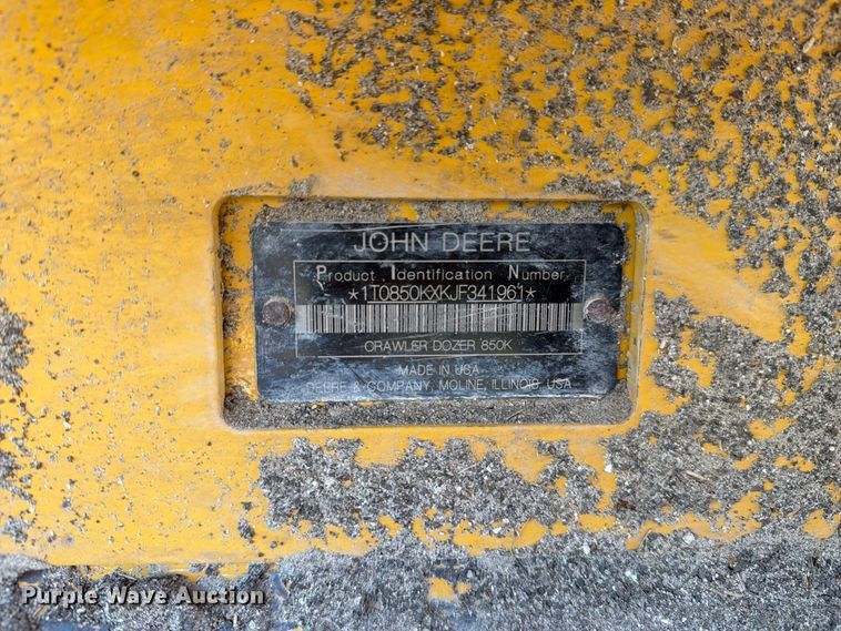 image for item DV8580 2018 John Deere 850K WLT dozer