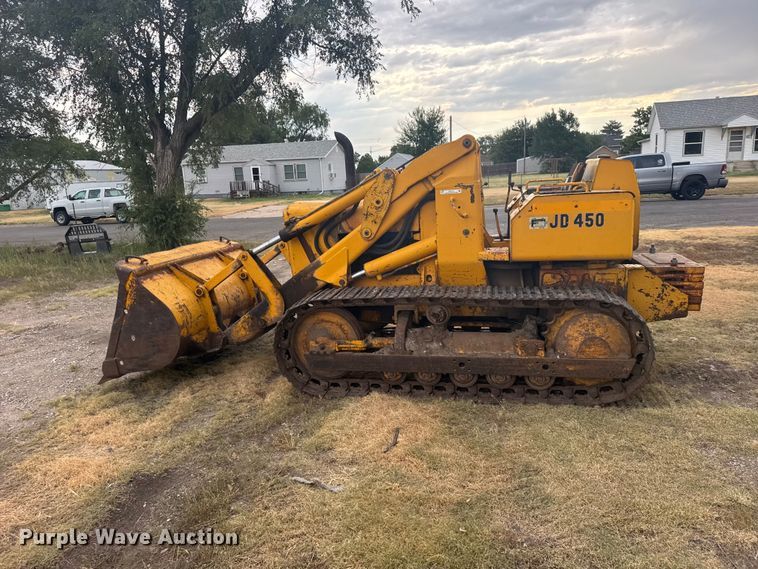 image for item DY3177 John Deere 450 track loader