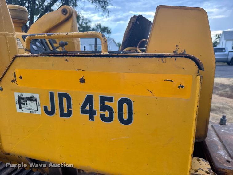 image for item DY3177 John Deere 450 track loader
