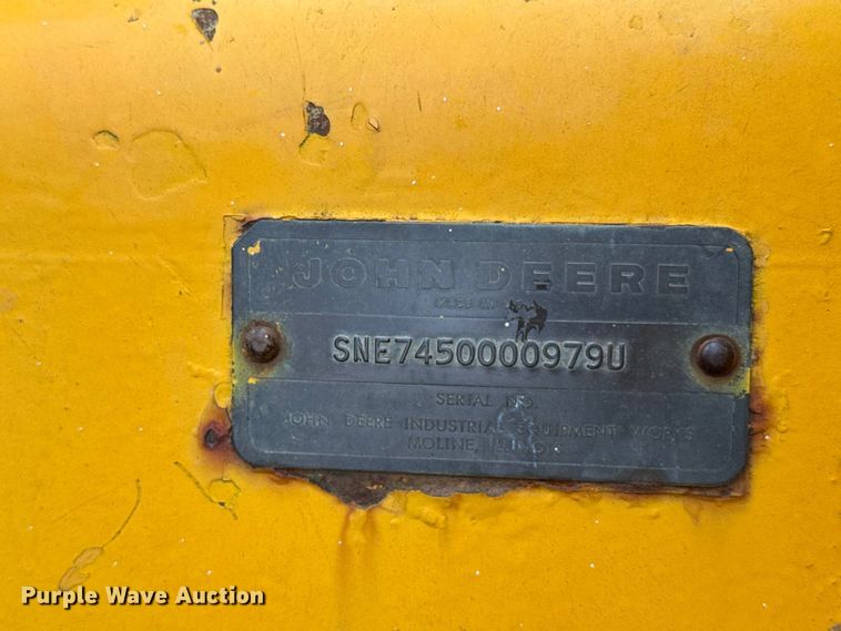 image for item DY3177 John Deere 450 track loader