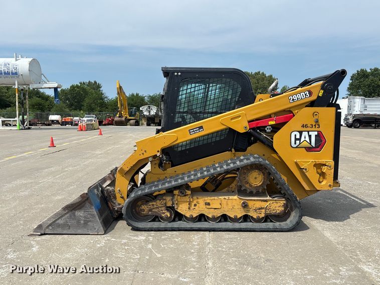 image for item DZ4552 2022 Caterpillar 299D3 tracked skid steer loader