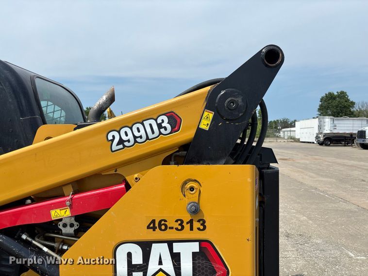 image for item DZ4552 2022 Caterpillar 299D3 tracked skid steer loader