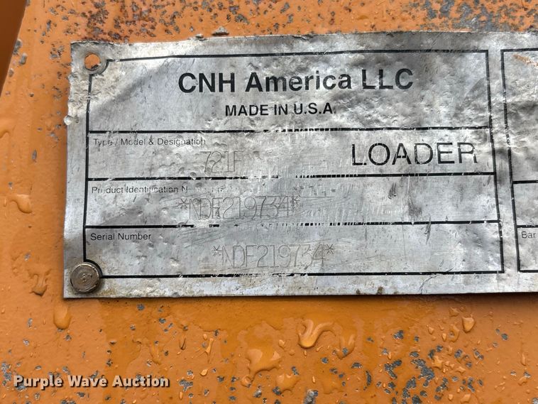 image for item DZ4574 2013 Case 721F wheel loader