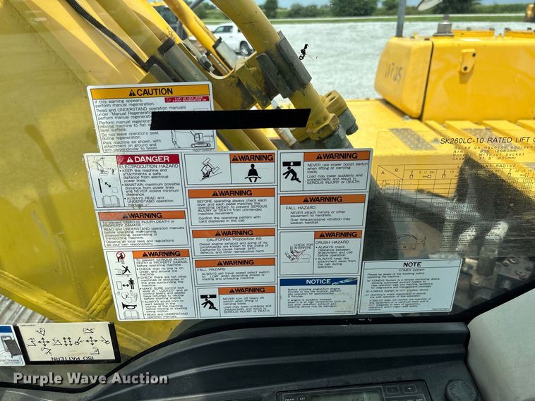 image for item DZ4578 Kobelco SK260LC-10 excavator