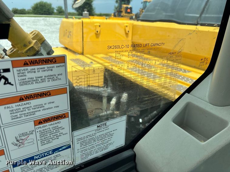 image for item DZ4578 Kobelco SK260LC-10 excavator