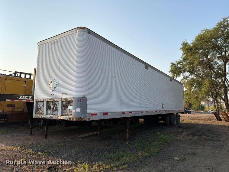 1990 Fruehauf FB9-F2-48W dry van trailer