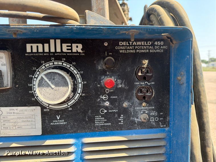 image for item EA0408 Miller Delta weld 450 welder