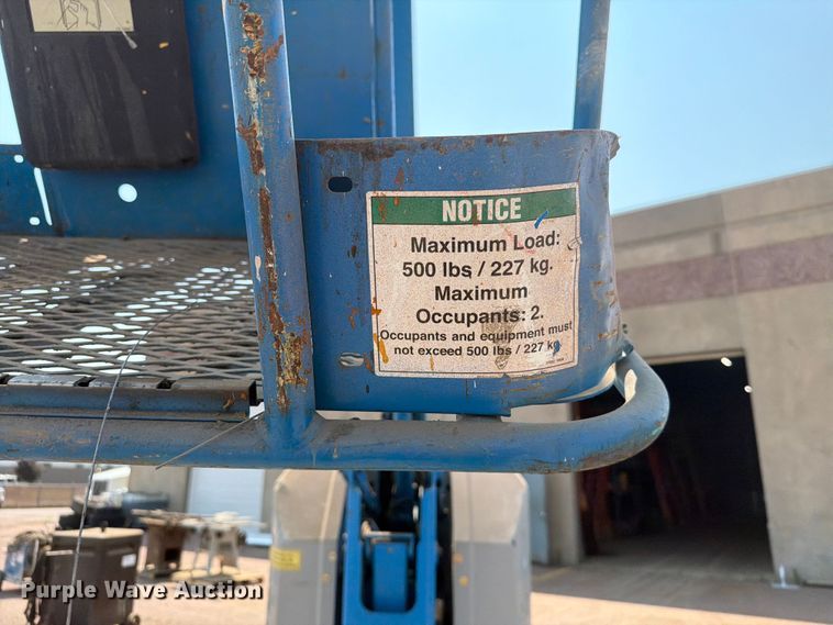 image for item EA0409 2001 Genie Z-30N boom lift