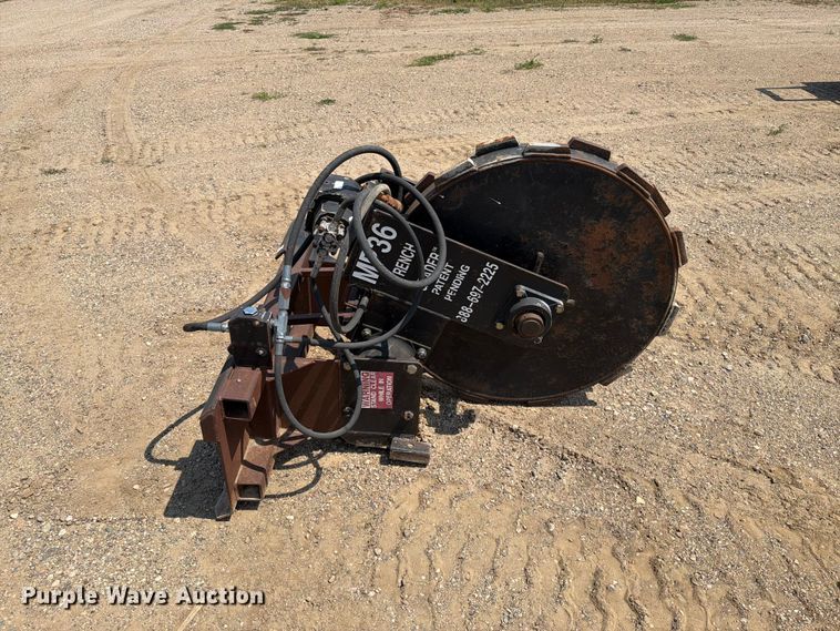 image for item EA0416 Trench Grader MP36 skid steer compaction wheel