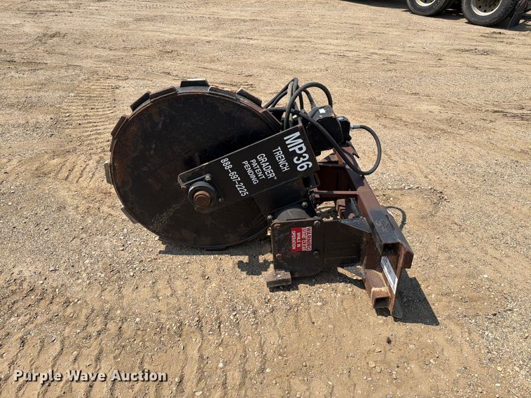 image for item EA0416 Trench Grader MP36 skid steer compaction wheel