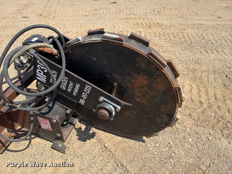 image for item EA0416 Trench Grader MP36 skid steer compaction wheel