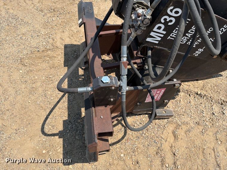 image for item EA0416 Trench Grader MP36 skid steer compaction wheel
