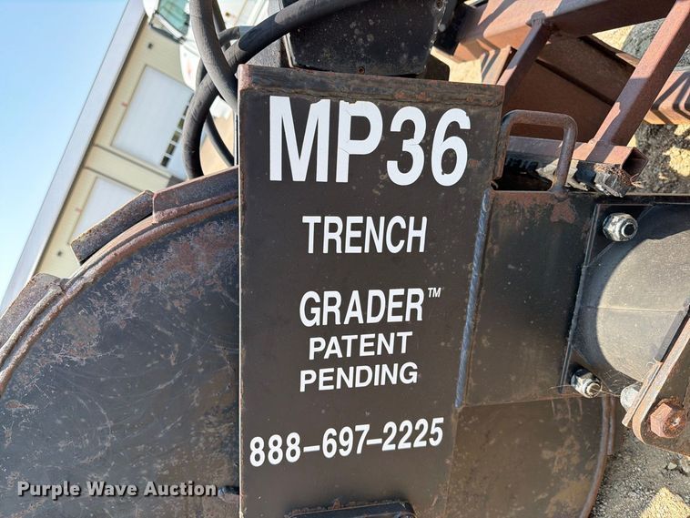 image for item EA0416 Trench Grader MP36 skid steer compaction wheel