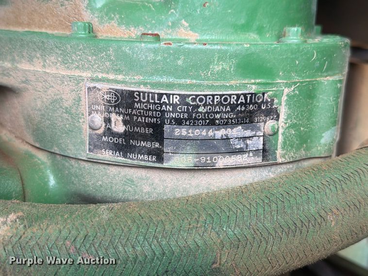 image for item EA0426 Sullair 100GPQ-T0Y air compressor