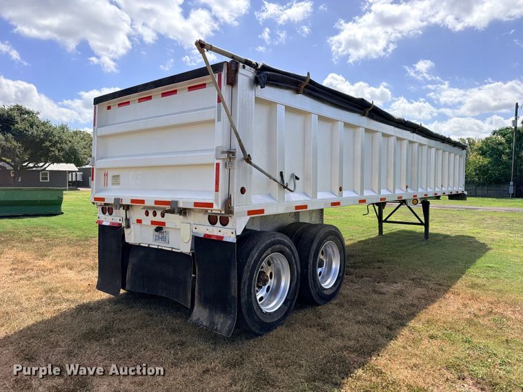 image for item ED5473 2004 Eaglerock end dump pup trailer