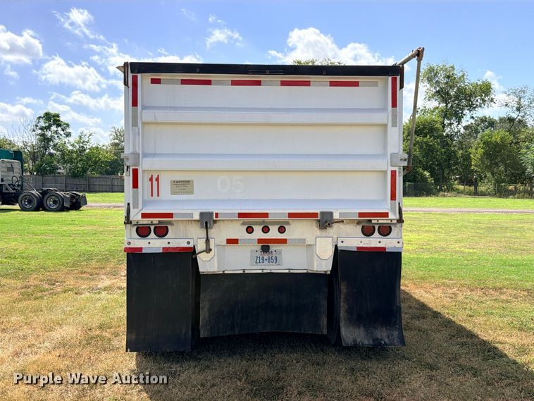 image for item ED5473 2004 Eaglerock end dump pup trailer