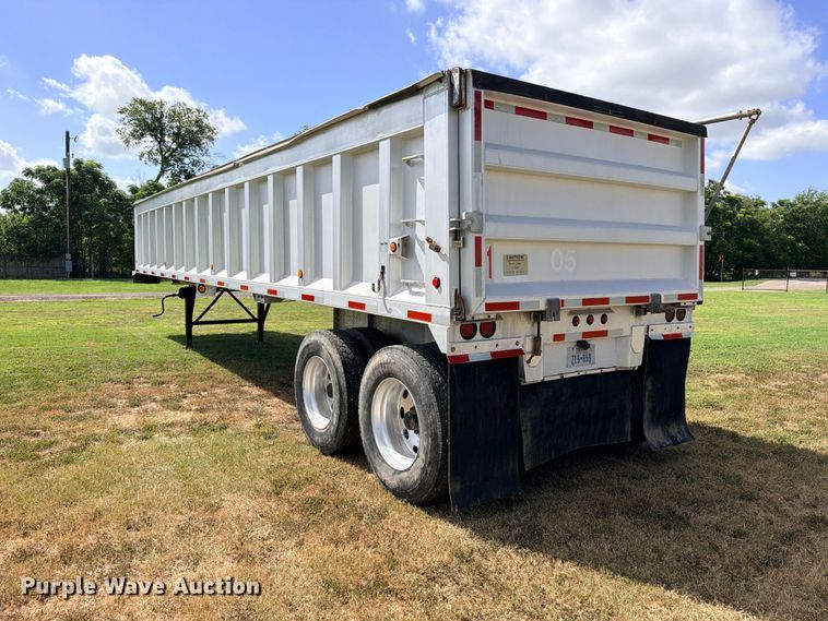 image for item ED5473 2004 Eaglerock end dump pup trailer