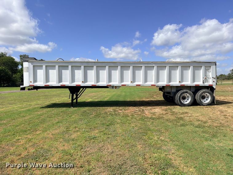 image for item ED5473 2004 Eaglerock end dump pup trailer