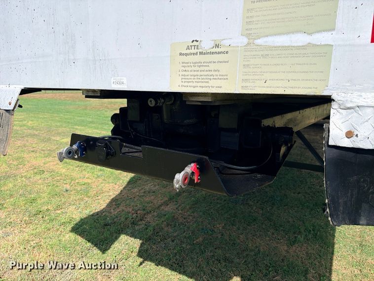 image for item ED5473 2004 Eaglerock end dump pup trailer