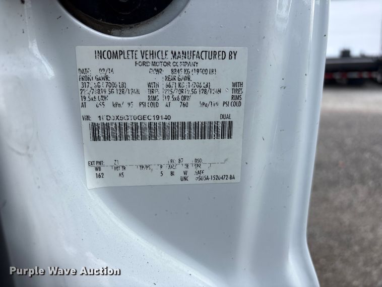 2016 Ford F550 Super Duty