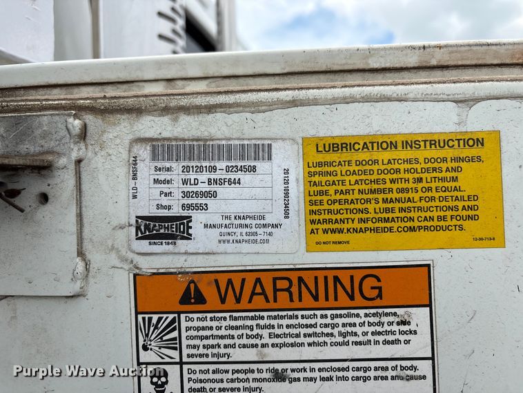 image for item EG9174 2012 Freightliner Business Class M2 Crew Cab utility / service truck