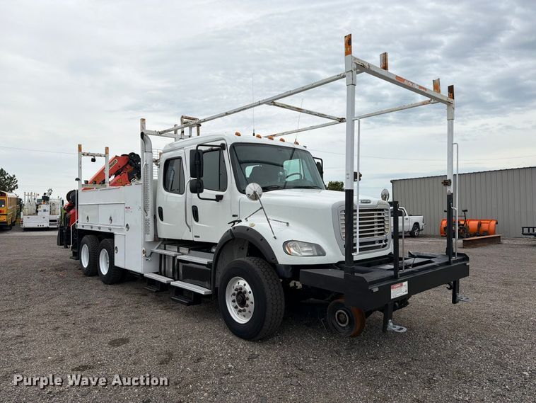 image for item EG9223 2012 Freightliner Business Class M2 Crew Cab crane truck
