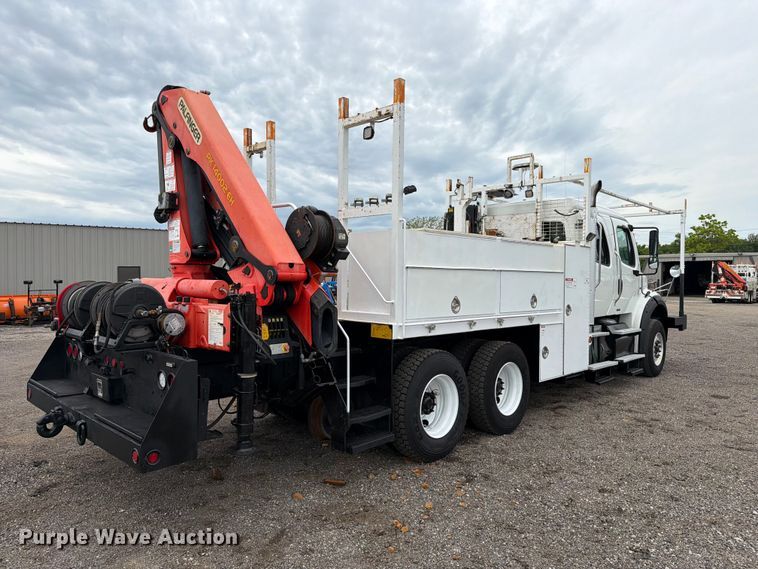 image for item EG9223 2012 Freightliner Business Class M2 Crew Cab crane truck