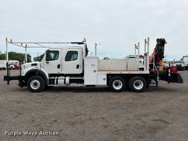 image for item EG9223 2012 Freightliner Business Class M2 Crew Cab crane truck