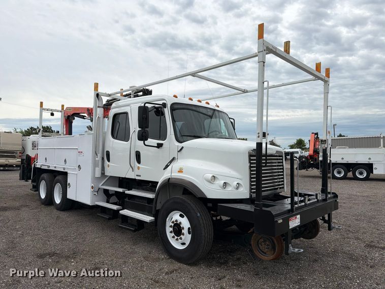 image for item EG9224 2012 Freightliner Business Class M2 Crew Cab crane truck