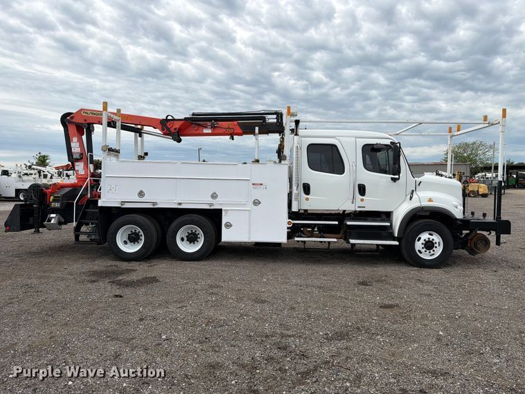 image for item EG9224 2012 Freightliner Business Class M2 Crew Cab crane truck
