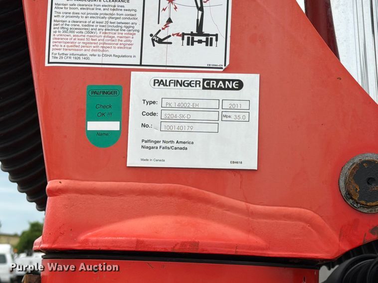 image for item EG9224 2012 Freightliner Business Class M2 Crew Cab crane truck