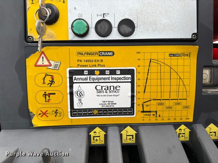 image for item EG9224 2012 Freightliner Business Class M2 Crew Cab crane truck