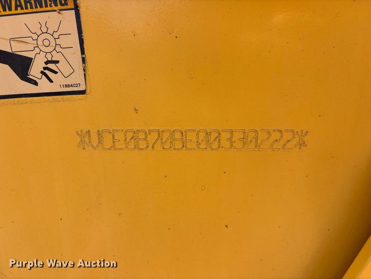 image for item EL2568 2014 Volvo BL70B backhoe