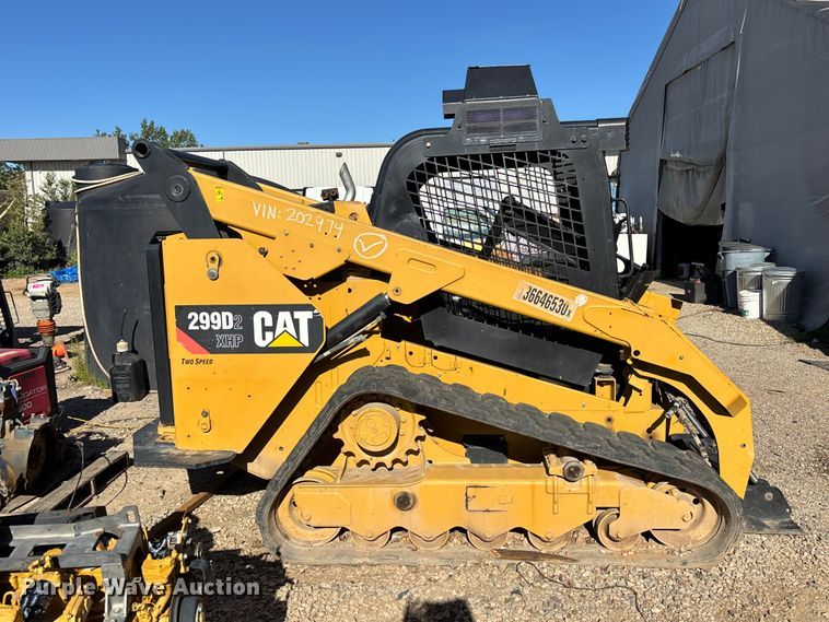 image for item EL2576 2018 Caterpillar 299D2 tracked skid steer loader