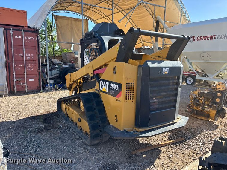 image for item EL2576 2018 Caterpillar 299D2 tracked skid steer loader