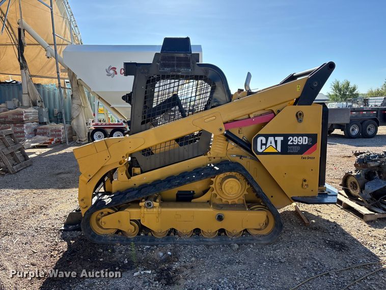 image for item EL2576 2018 Caterpillar 299D2 tracked skid steer loader