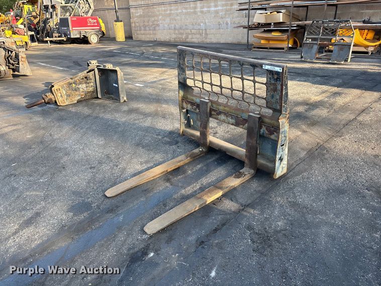 Bobcat skid steer forks