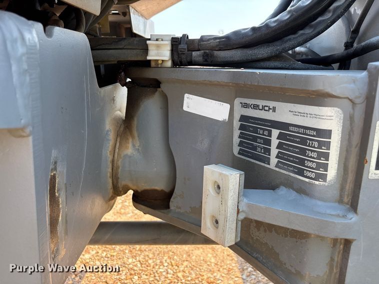 image for item EO4450 2015 Takeuchi TW40 compact wheel loader