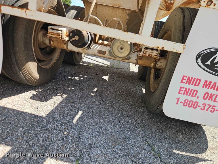 image for item EO7498 1995 Corn Belt Manufacturing Co., Inc. bottom dump trailer