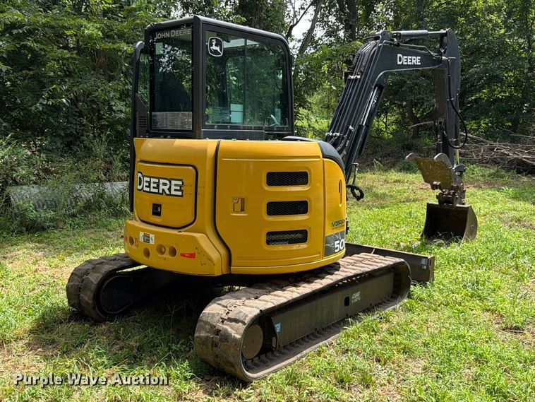 image for item EO8717 2018 John Deere 50G mini excavator